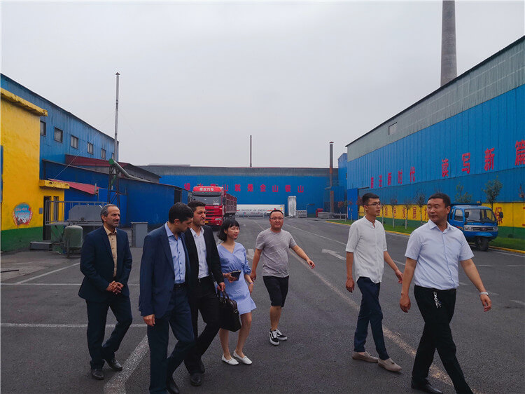 Iran Customers Visit Our Production Line