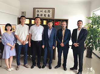 Iran Customers Visit Our Production Line